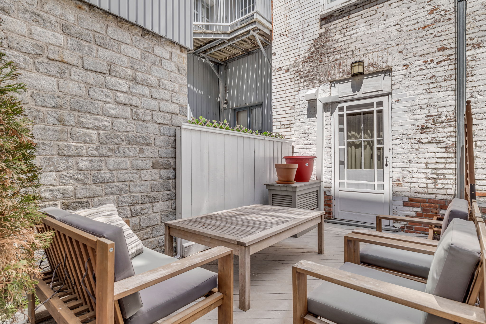 Terrasse privée du Condo du Vieux-Québec